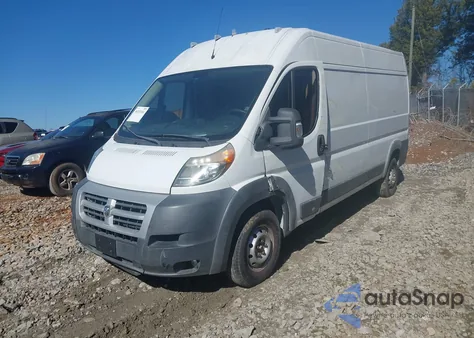 2015 Ram Promaster 2500 High Roof z USA, uszkodzony, nr VIN 3C6TRVDDXFE506066